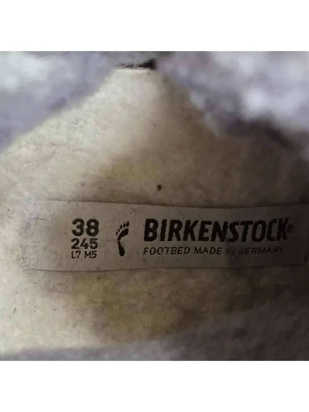 Birkenstock Melrose Zip boots US 7 Womens Blue Suede Fur-Lined Booties